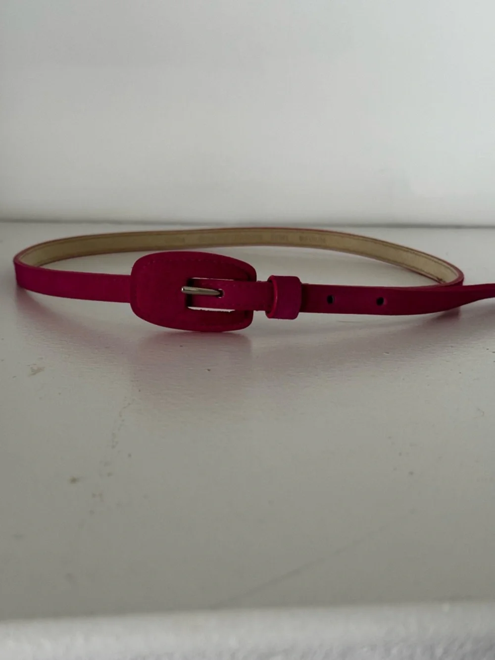 Belt Bundle: Pink Suede & Banana Republic Green Slim Varieties